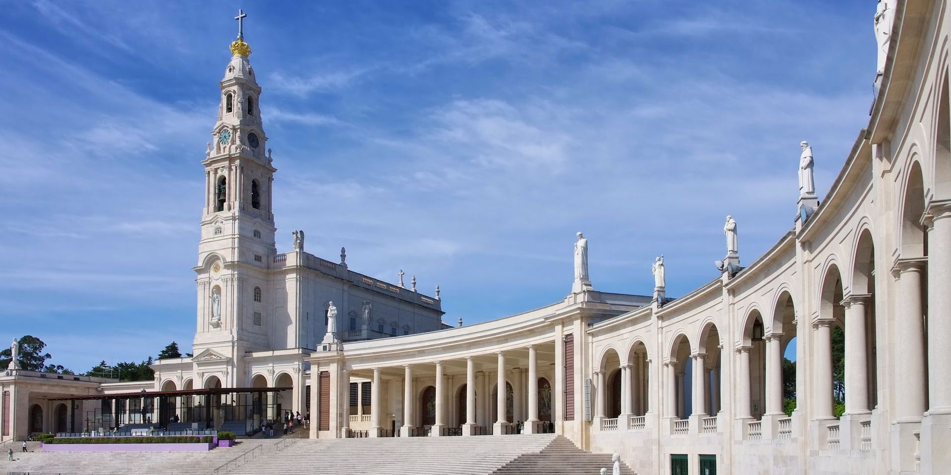 Blick auf den größten Kirchenvorplatz der Welt.