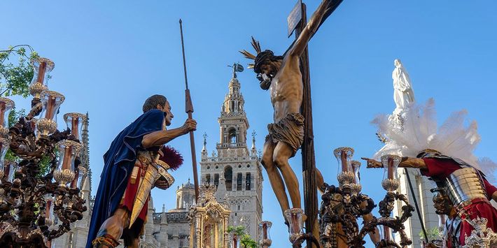 Eine Szene der Semana Santa.