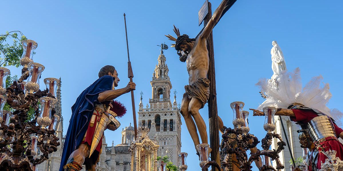 Eine Szene der Semana Santa.