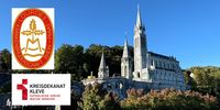 Blick auf die Basilika der Unbefleckten Empfängnis in Lourdes.