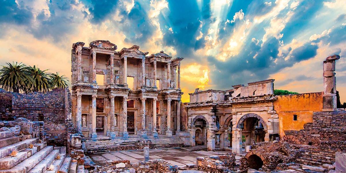 Ausgrabung in der antiken Stadt Ephesus.