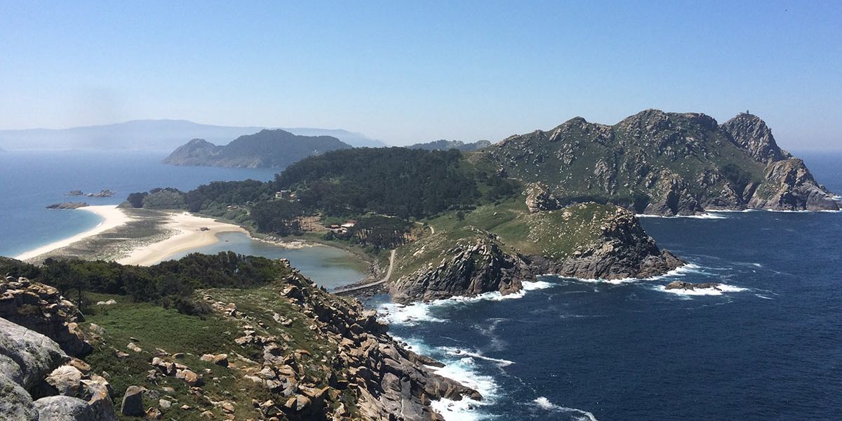 Die Inseln »Islas Cies« - Teil des 2002 gegründeten Nationalparks »Islas Atlánticas de Galicia«. 